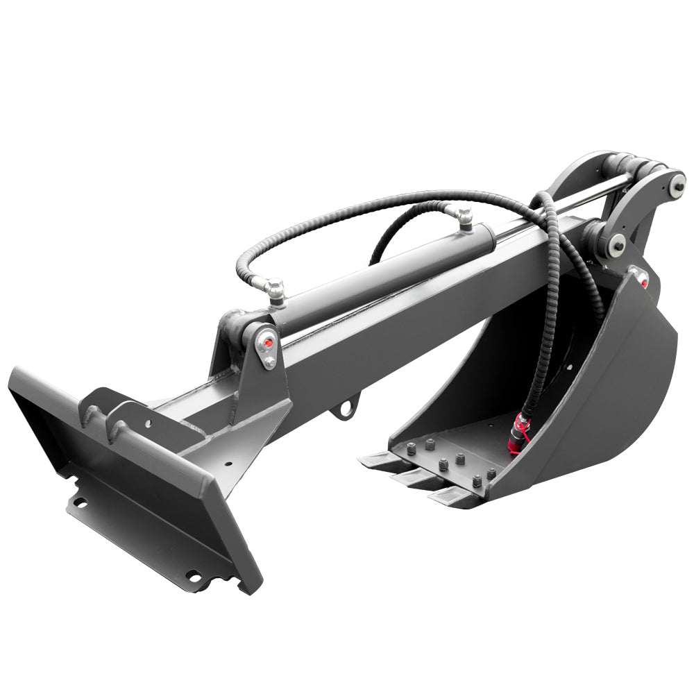 Straight Bucket Attachment for Mini Skid Steer Loaders | HUAYEE HYS06