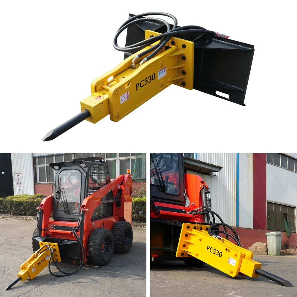 Breaker Attachment for HY1025C/HY1050C/HY1065C Mini Skid Steer Loaders | HUAYEE HYL03