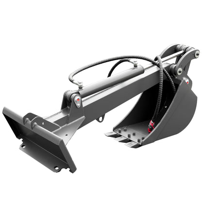 Straight Bucket Attachment for Mini Skid Steer Loaders | HUAYEE HYS06