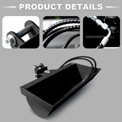 800mm 32" Tilt Bucket for 1-1.8 Ton Mini Excavators | HUAYEE HYE04