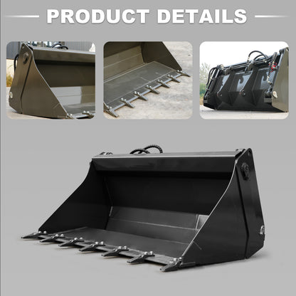 HUAYEE WHY-6 4-in-1 Multi-Purpose Bucket Attachment for WHY1500 Wheel Loader