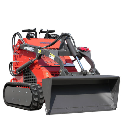 HUAYEE HY480C | Compact Track Stand-on Skid Steer Loader with 23 hp RATO Engine