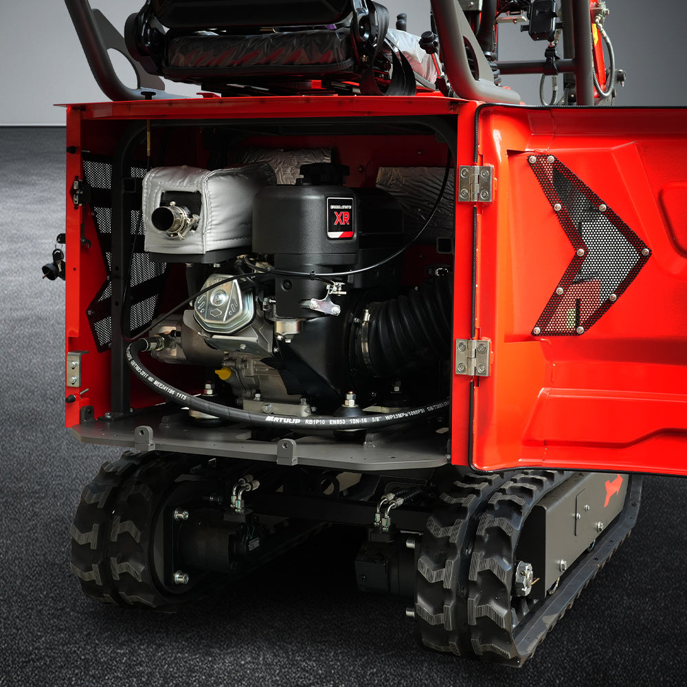 HUAYEE HY12C | Mini Excavator - Hydraulic Thumb Clamp, 13.5HP B&S Engine Gas Powered
