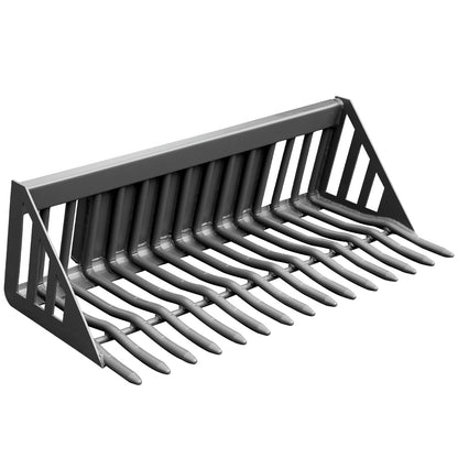 Rock Bucket Attachment for Mini Skid Steer Loaders | HUAYEE HYS12