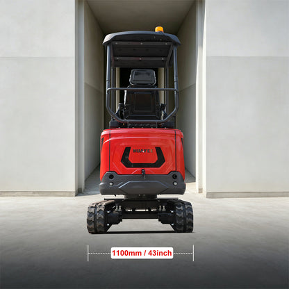 HUAYEE HY16C | Mini Excavator with 14HP Kubota Engine & Hydraulic Thumb | HUAYEE HY16C
