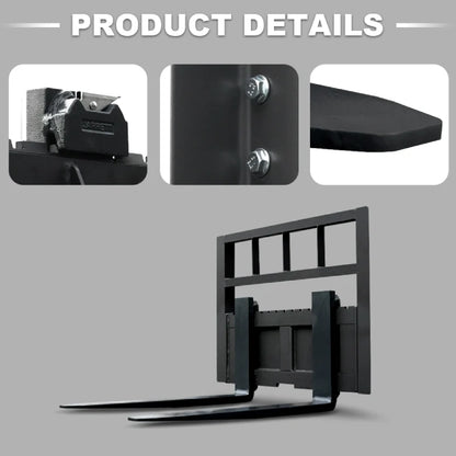 Fork Attachment Suits For HY360c/HY480c Mini Skid Steer Loader | HYS01-1