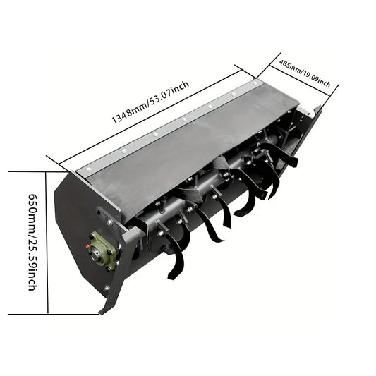 Rotary Plow Attachment for Mini Skid Steer Loaders | HUAYEE HYS13