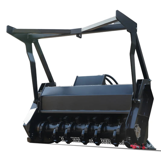 87 Inch Skid Steer Forestry Mulcher Attachment Suits HY1025C/HY1050C/HY1065C Mini Skid Steer Loaders | HUAYEE HYL08